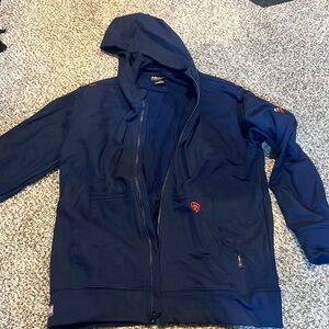 Ariat FR hooded zip up jacket.